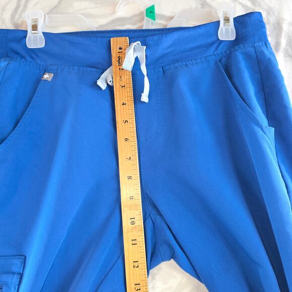 Figs Royal Blue Set Rafaela Oversized Top Zamora Jogger Pants Size S - Picture 8 of 16